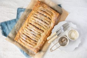 Apple Strudel made with Carême Sour Cream Shortcrust Pastry