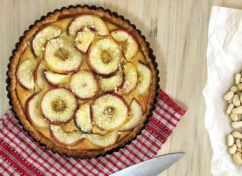 Tarte aux Peches with Spelt Butter Puff Pastry